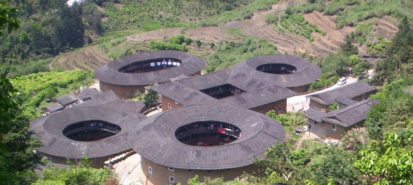 Tianluokeng tulou site in Nanjing, nicknamed “four dishes and a soup”, photo by Lam Pin Foo