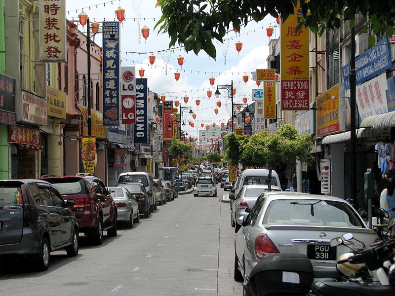 Penang Chinatown street (Photo credit: Wikimedia Commons)