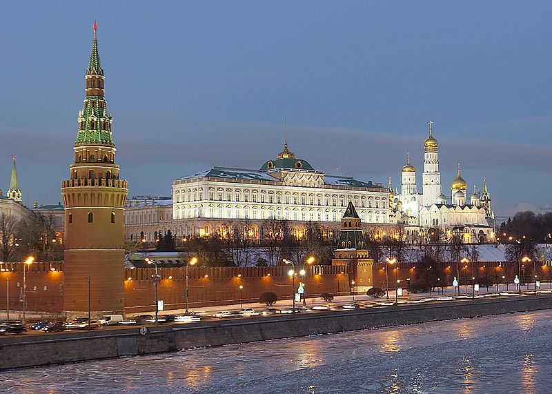 Kremlin, Moscow (Photo Credit: Wikimedia Commons)