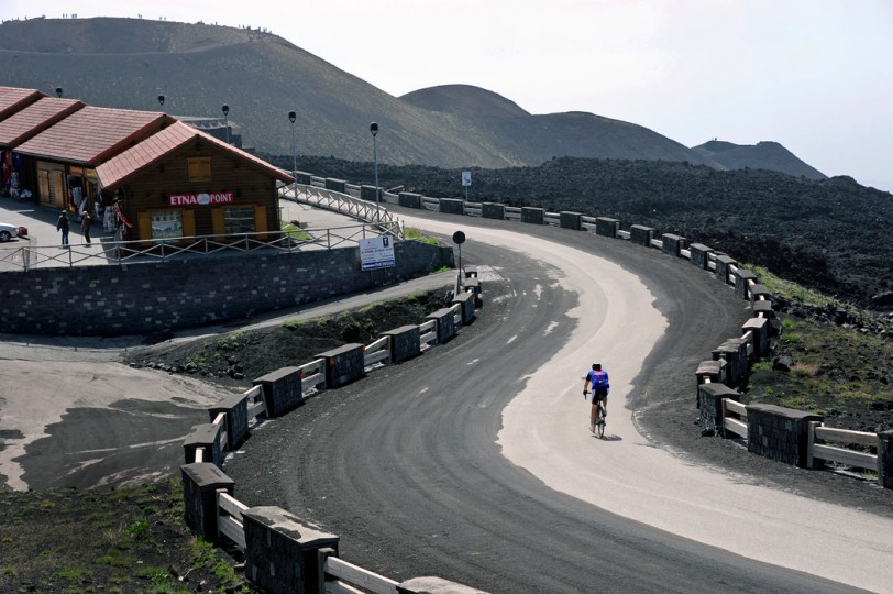 #6 Cyclist on Mount Etna