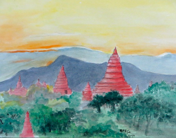 Bagan Myanmar (缅甸蒲甘), 2013