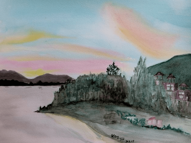 Sunset over Siray Bay, Phuket (西瑞湾日落 普吉岛), 2015